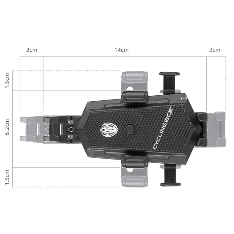 Bicycle Mobile Phone Holder Can Rotate And Adjust Fixed Aluminum Alloy Bracket Automatic Grab Bracket
