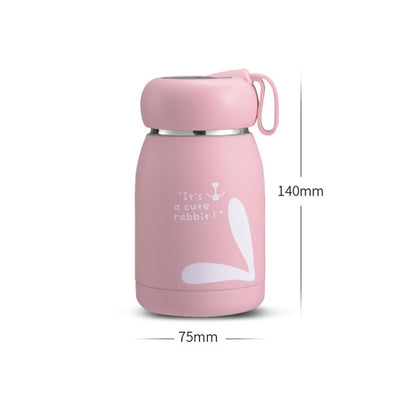 Cartoon Thermos Mug Intelligent Temperature Measurement Color Change Display Temperature Water Cup Couple Children Student Cup, Digital Display, Pink, Digital Display, Blue, Digital Display, Green, Digital Display, Brown