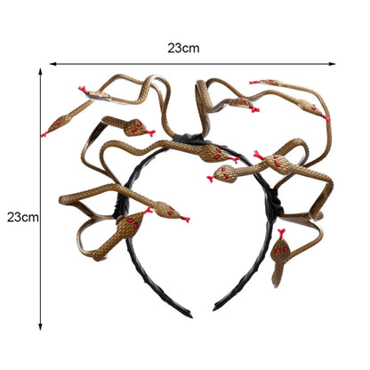 Halloween Carnival Stage Props Headdress Medusa Snake Cosplay Headband, Cosplay Headband
