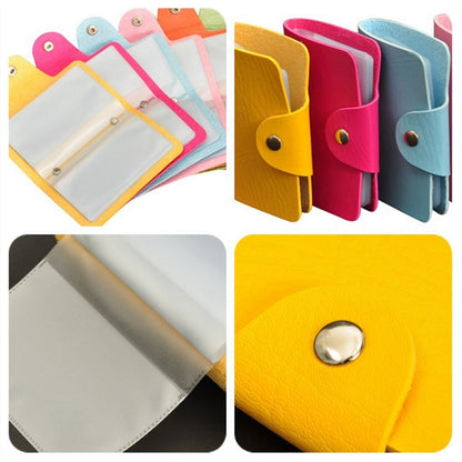 3 PCS Upgraded Version Card Bag Business Card Transparent Protective Cover Color Storage Card Holder, 12 Card Slots