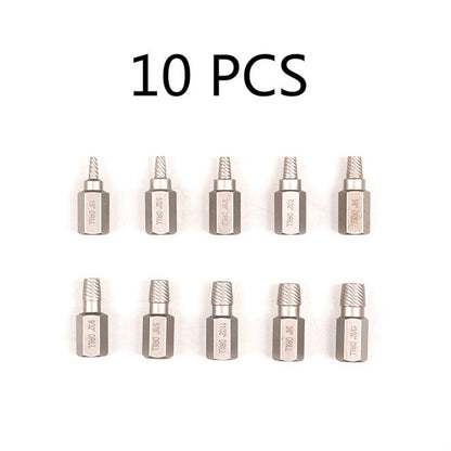 10 In 1 Bolt Extractor Broken Screw Nut Removal Tool, 10 In 1 Bolt Extractor