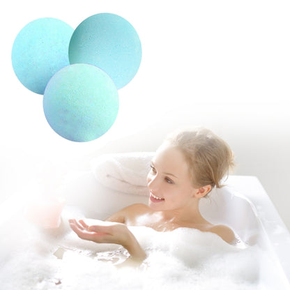 3 PCS 10g Natural Bubble Shower Bombs Ball Bath Salt Body Essential Oil Bath Ball, Green, Blue, Purple, Red, Yellow, Pink