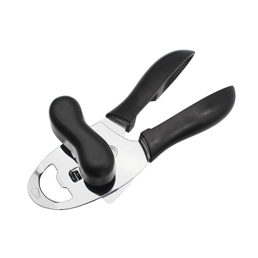 4 in 1 Multifunctional Can Opener Kitchen Household Lid Opener Canning Knife, Black, Green