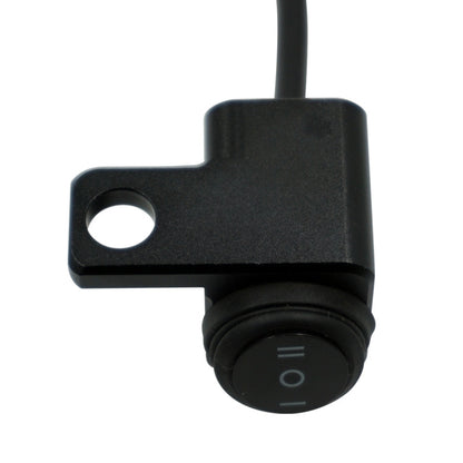 Motorcycle Off-Road Vehicle Modification Parts Aluminum Alloy Mirror Seat Switch Headlight Spotlight Double Flash Steering Switch, Waterproof One in Two Out (Hole on the Left), Waterproof One in Two Out (Hole on the Right)