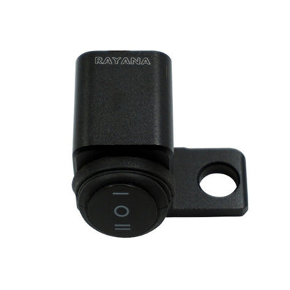 Motorcycle Off-Road Vehicle Modification Parts Aluminum Alloy Mirror Seat Switch Headlight Spotlight Double Flash Steering Switch, Waterproof One in Two Out (Hole on the Left), Waterproof One in Two Out (Hole on the Right)