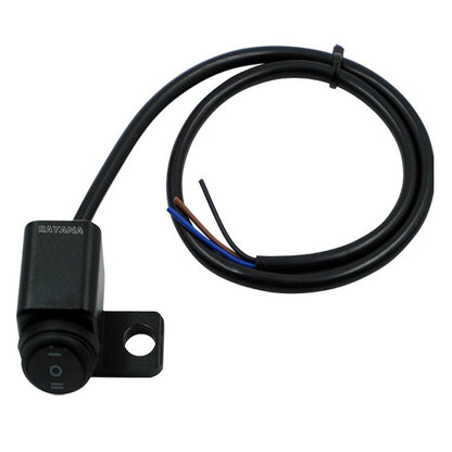 Motorcycle Off-Road Vehicle Modification Parts Aluminum Alloy Mirror Seat Switch Headlight Spotlight Double Flash Steering Switch, Waterproof One in Two Out (Hole on the Left), Waterproof One in Two Out (Hole on the Right)
