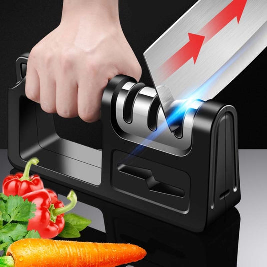 Three-Stage Kitchen Sharpener Multi-Function Sharpening Stone