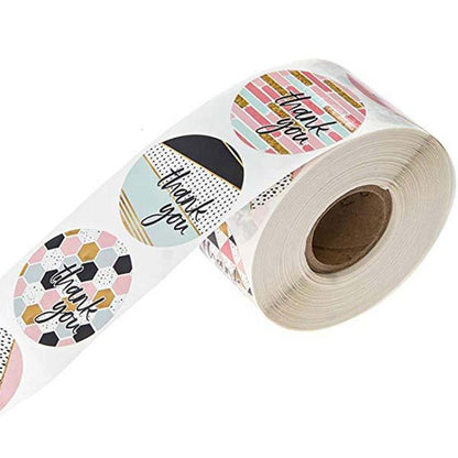 Roll Seal Sticker Thank You Handmade Wedding Decoration Sticker Label, A-31, A-32