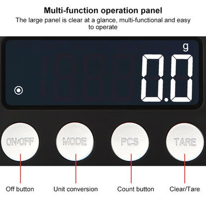 High-Precision Electronic Scale Mini Portable Jewellery Medicine Scale, 500g/0.1g, 100g/0.01g, 200g/0.01g, 300g/0.01g, 500g/0.01g, 1000g/0.1g