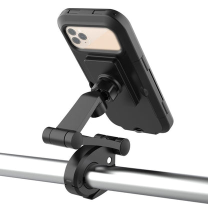 Motorcycle Rearview Mirror Mobile Phone Bracket Locomotive Mobile Phone Bracket Bicycle Handle Waterproof Bracket
