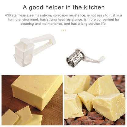 Cheese Hand-Cranked Rotary Grater Plastic Multi-Purpose Grater, Hand-Cranked Grater