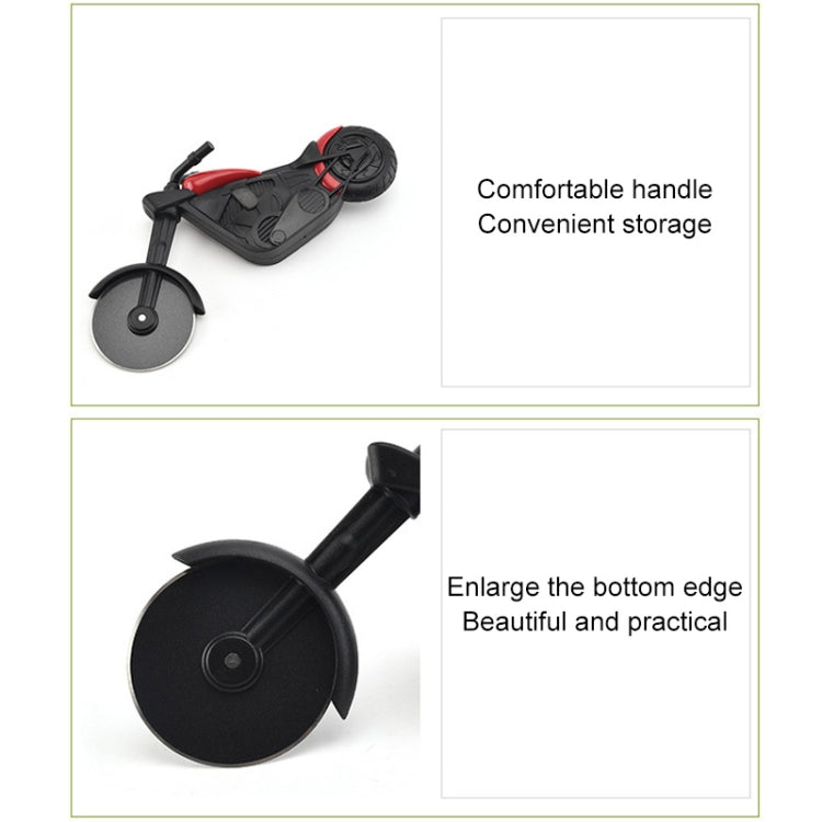 Stainless Steel Motorcycle Shape Pizza Cutter Roller Cutting Pizza Tool, Motorcycle