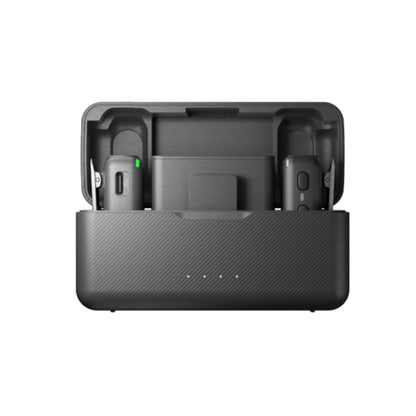 ميكروفون DJI الأصلي اللاسلكي مع شاشة OLED تعمل باللمس، 2 جهاز إرسال وجهاز استقبال واحد، 1 جهاز إرسال وجهاز استقبال واحد