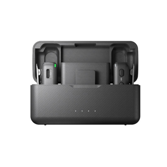 ميكروفون DJI الأصلي اللاسلكي مع شاشة OLED تعمل باللمس، 2 جهاز إرسال وجهاز استقبال واحد، 1 جهاز إرسال وجهاز استقبال واحد