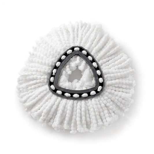 4 PCS Rotating Triangle Cotton Yarn Mop Head Mop Replacement Cloth For O-Cedar/Vileda, Mop