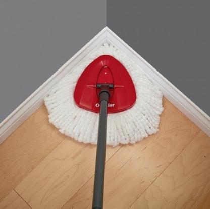 4 PCS Rotating Triangle Cotton Yarn Mop Head Mop Replacement Cloth For O-Cedar/Vileda, Mop