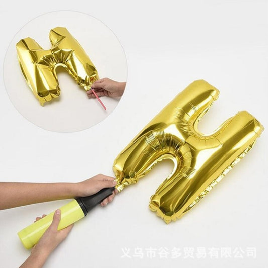 Birthday Party Layout Letter Aluminum Film Balloon Decoration Set, Style One, Style Two, Style Three