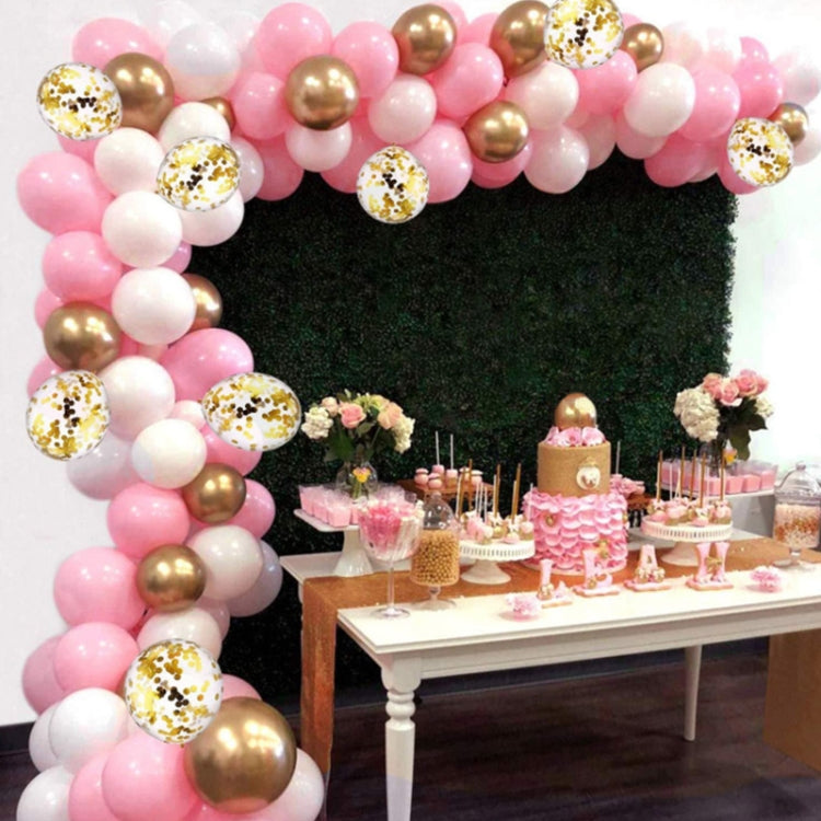 Macron Pink Balloon Decoration Set Proposal Birthday Party Decoration Event Layout, Macron Pink Balloon Decoration