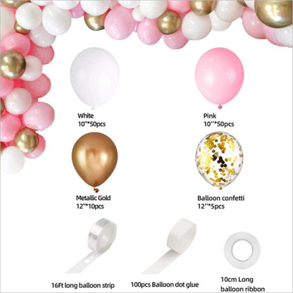 Macron Pink Balloon Decoration Set Proposal Birthday Party Decoration Event Layout, Macron Pink Balloon Decoration