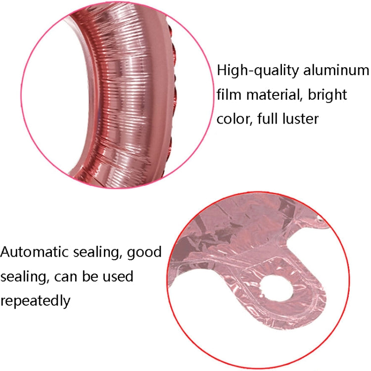 Wedding Decoration Arrangement Set 16 Inch Happy Wedding Rose Gold Letter Balloon Decoration, Wedding Decoration Set