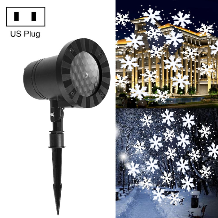 Christmas Snow Outdoor Waterproof Projection Lamp Landscape Lawn Decoration Light, US Plug, EU Plug, UK Plug, AU Plug
