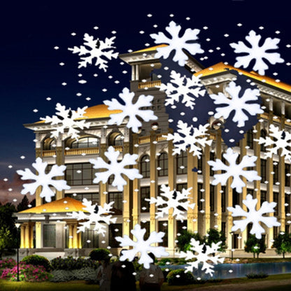 Christmas Snow Outdoor Waterproof Projection Lamp Landscape Lawn Decoration Light, US Plug, EU Plug, UK Plug, AU Plug