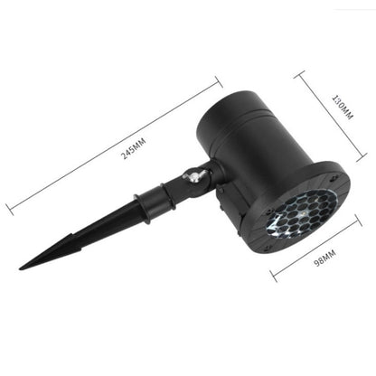 Christmas Snow Outdoor Waterproof Projection Lamp Landscape Lawn Decoration Light, US Plug, EU Plug, UK Plug, AU Plug