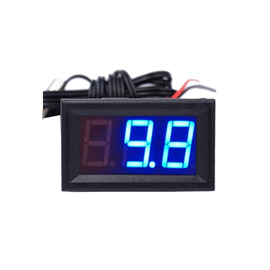 جهاز قياس درجة الحرارة LED 50~110C، كاشف مستشعر مسبار 12 فولت، مقياس حرارة رقمي، جهاز اختبار