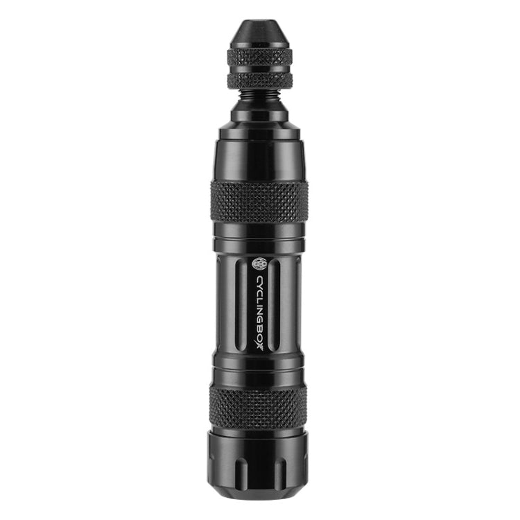 CYCLINGBOX Mountain Bike Vacuum Aluminum Alloy Tire Repair Tool Bicycle Repair Integrated Storage Design Tool