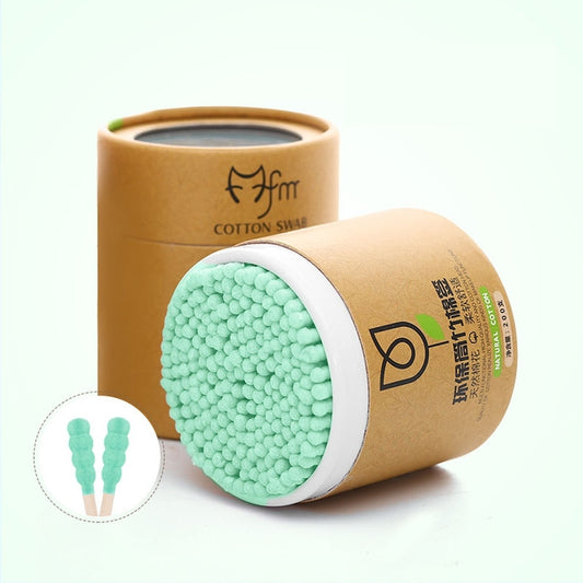 200PCS/Box  Bamboo Cotton Swab Wood Sticks Soft Cotton Pad, 200PCS/Box(Pink), 200PCS/Box(Blue), 200PCS/Box(Green), 200PCS/Box(White), 200PCS/Box(Black)