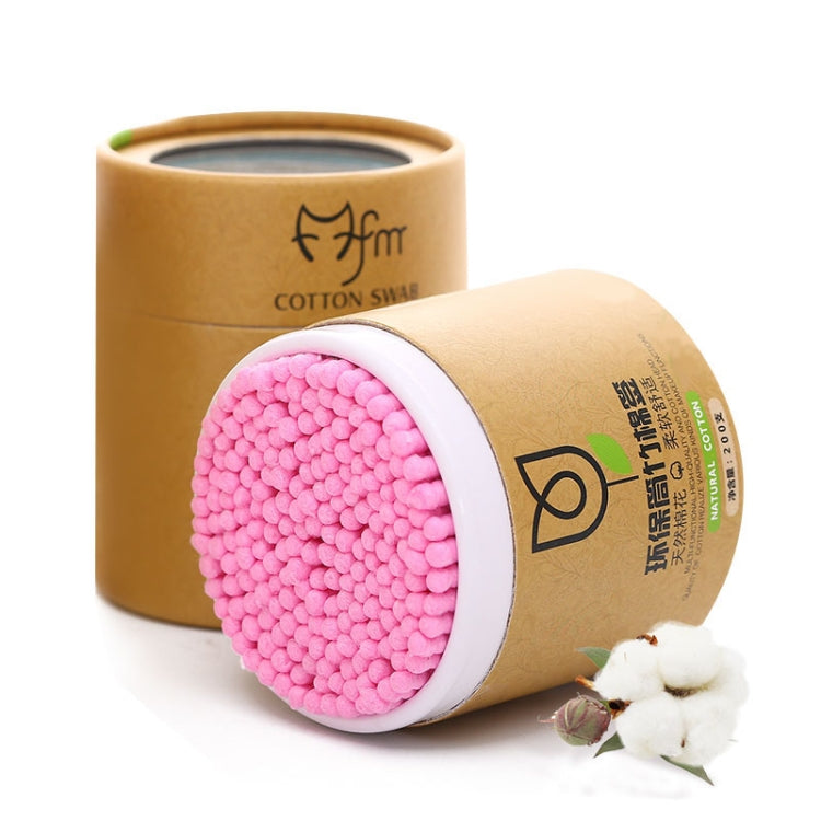 200PCS/Box  Bamboo Cotton Swab Wood Sticks Soft Cotton Pad, 200PCS/Box(Pink), 200PCS/Box(Blue), 200PCS/Box(Green), 200PCS/Box(White), 200PCS/Box(Black)