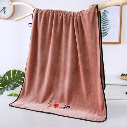 Soft Thick Absorbent Fiber Couple Large Bath Towels, 70x140cm