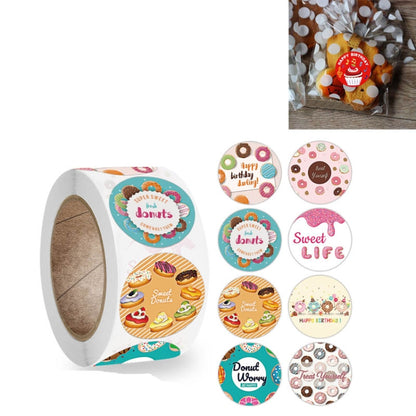 Children Happy Birthday Stickers Decorations Greeting Cards Label, 2.5 cm / 1inch