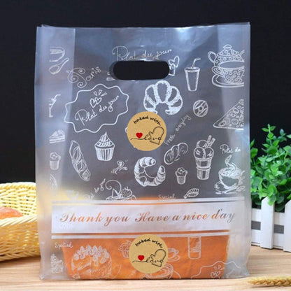 Baked Cake Food Holiday Decoration Label Sticker, 2.5cm / 1inch