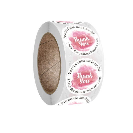 Handicraft Decoration Envelope Seal Sticker Thank You Label, 2.5 cm / 1 inch