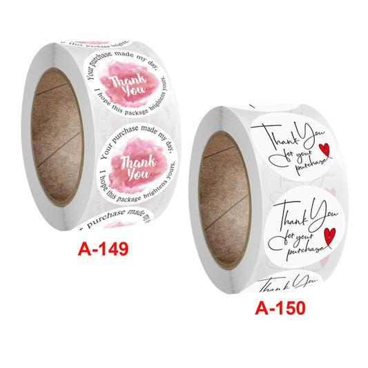 Handicraft Decoration Envelope Seal Sticker Thank You Label, 2.5 cm / 1 inch