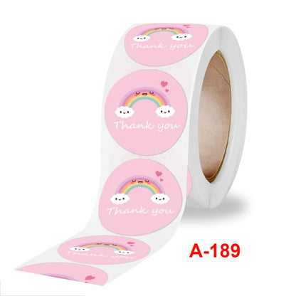 Roll Sticker Cloud Thank You Label, A-189 Sticker