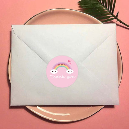 Roll Sticker Cloud Thank You Label, A-189 Sticker