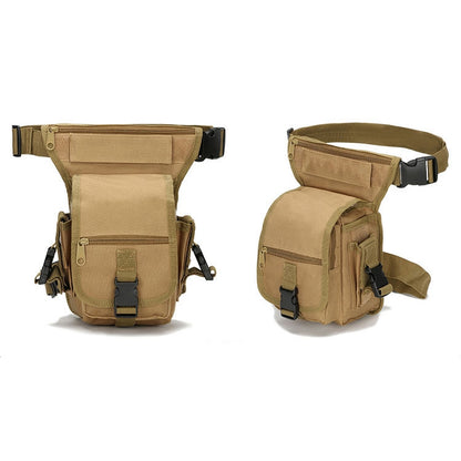 B05 Wild Fishing Portable Waist Bag Outdoor Sports Multifunctional Leg Bag, Khaki, Black, Army Green