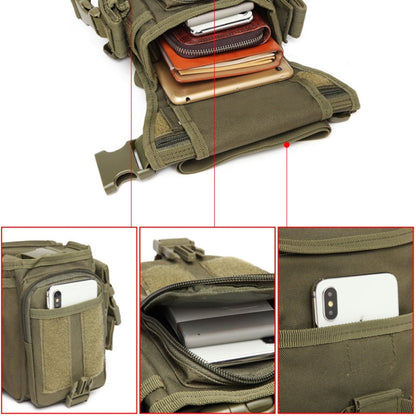 B05 Wild Fishing Portable Waist Bag Outdoor Sports Multifunctional Leg Bag, Khaki, Black, Army Green