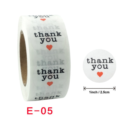 3 PCS Thank You Label Baking Wedding Decoration Sticker, E-05 Sticker