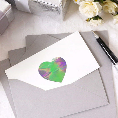 3 PCS Laser Silver Rainbow Holiday Thank You Label Commercial Decoration Handmade Stickers, 2.5cm / 1inch