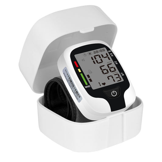 Wrist Type Electronic Blood Pressure Monitor Home Automatic Wrist Type Blood Pressure Measurement, Live Voice Broadcast, No Voice Announcement
