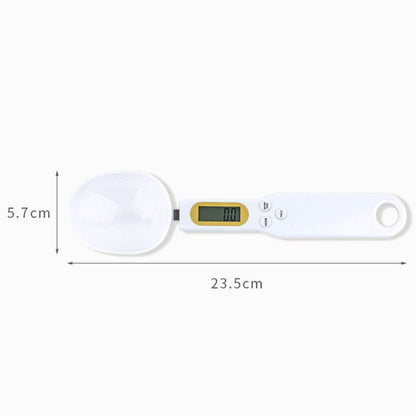ABS Electronic Measuring Spoon Spoon Weighing Measuring Tool, Specification: 500g/0.1g, 500g/0.1g ABS White, 500g/0.1g ABS Black