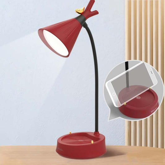 GIVELONG Forest Bird LED Touch Usb Table Lamp With Mobile Phone Holder Bedroom Bedside Night Light, GL361-1 Red, GL361-2 Yellow, GL361-3 Blue, GL361-4 Green, GL362-1 Pink, GL362-2 Yellow, GL362-3 Blue, GL362-4 Green, GL363-1 Red, GL363-2 Yellow��������...