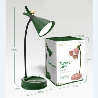 GIVELONG Forest Bird LED Touch Usb Table Lamp With Mobile Phone Holder Bedroom Bedside Night Light, GL361-1 Red, GL361-2 Yellow, GL361-3 Blue, GL361-4 Green, GL362-1 Pink, GL362-2 Yellow, GL362-3 Blue, GL362-4 Green, GL363-1 Red, GL363-2 Yellow��������...