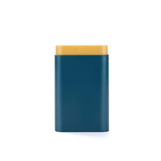 3 PCS Portable Sealed Pill Storage Box Divided Into Compartments Portable Mini Pill Box, Blue, Green, Gray, Pink