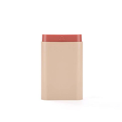3 PCS Portable Sealed Pill Storage Box Divided Into Compartments Portable Mini Pill Box, Blue, Green, Gray, Pink