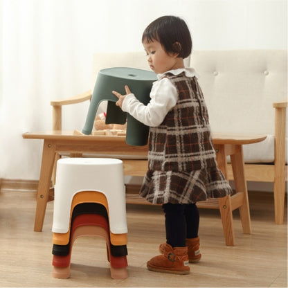 Household Bathroom Row Stools Plastic Stools Thickened Low Stools Square Stools Small Benches, Maple Yellow Children, Retro Red Children, Light Green Children, Black Children, Pink Adult, Maple Yellow Adult, Milk White Adult, Black Adult