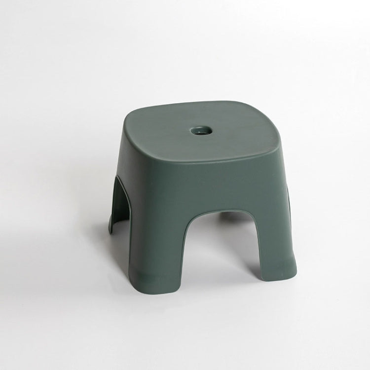 Household Bathroom Row Stools Plastic Stools Thickened Low Stools Square Stools Small Benches, Maple Yellow Children, Retro Red Children, Light Green Children, Black Children, Pink Adult, Maple Yellow Adult, Milk White Adult, Black Adult